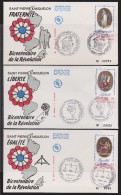 ST. PIERRE MIQUELON  FDC  BICENTENAIRE REVOLUTION FRANCAISE  Réf  6469 - Franse Revolutie