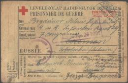 RUSSIA -  RED CROSS Office PRISONNIER  CARD - To Lager CAREVODAROVKA TAVR. - Storia Postale