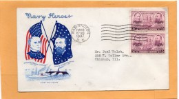 United States 1937 FDC - 1851-1940