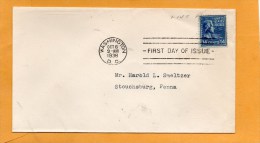 United States 1938 FDC - 1851-1940