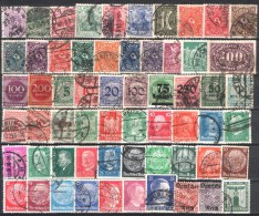 Lot Of 60 Stamps All , Different Used Germany - Deutsches Reich - Collections