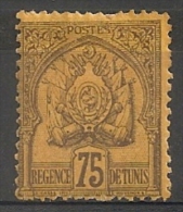 Tunisie. 1888.  N° 19. Neuf * Forte Charnière - Oblitérés
