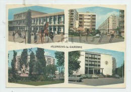 Villeneuve-La Garenne (92) :  4 Vues Des Nouveaux Immeubles Dont Rue  Env 1970 (animé) GF. - Villeneuve La Garenne