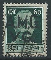 1945-47 TRIESTE AMG VG USATO LUOGOTENENZA 60 CENT - ED176-3 - Gebraucht