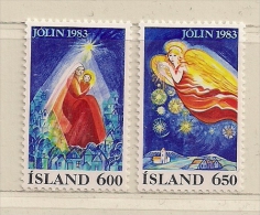 ISLANDE  ( EUIS - 85 )  1983   N° YVERT ET TELLIER  N° 561/562    N** - Ongebruikt