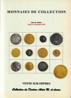 MONNAIES DE COLLECTION ANCIENNES LUXUEUX CATALOGUE DECEMBRE 1995 NUMISMATIQUE B.POINDESSAULT VEDRINES VENTE AUX ENCHERES - French