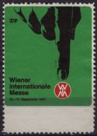1967 WIEN AUSTRIA - International Exposition (Trade Fair) - LABEL / CINDERELLA - Personnalized Stamps