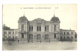 Cp, 93, Saint-Denis, Le Théatre Municipal, écrite 1919 - Saint Denis