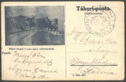 HUNGARY - MAGYAR  - MILITARI POST - TABORI POSTA  No. 84 - With  IMAGE - 1915 - RARE - Franchigia