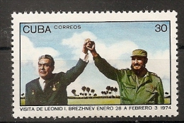 Cuba Breznev Castro MNH - Used Stamps