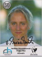 Original Women Football Autograph SG Wattenscheid 09 Team 2004 /05 VERENA MARZINKOWSKI - Autographes
