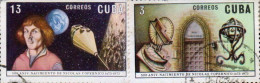 G)1973 CARIBE, NICOLAUS COPERNICOUS-MOON-SATELLITE-SOLAR SYSTEM, COPERNICOUS 500TH BIRTH ANIVVERSARY, CTO SET OF 2, MNH - Nuovi