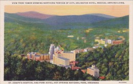 View From Tower Showing Northern Portion Of City Hot Springs National Park - Hot Springs