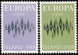 Iceland 1972 MNH/**/postfris/postfrisch Michelnr. 461-462 Europa Cept - Neufs