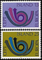 Iceland 1973 MNH/**/postfris/postfrisch Michelnr. 471-472 Europa Cept - Neufs