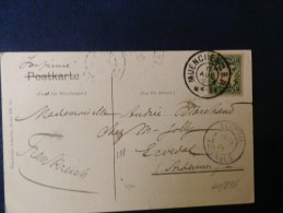 41/816  CP 1905  POUR LA FRANCE - Cartas & Documentos