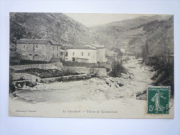 LE  CHEYLARD  (Ardèche)  :  USINES  De  Carmentran   1908 - Le Cheylard