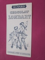 BUVARD Publicitaire: Chocolat LOMBART , C'est Le Meilleur >> Voir Photos Recto-verso - Kakao & Schokolade
