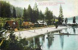 213705-Idaho, Coeur D´ Alene, Lake Scene, Twin Beaches, Summer Homes, John W. Graham Co No 1038 - Coeur D'Alene
