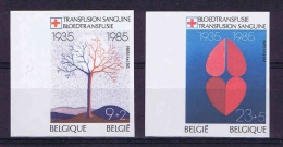 Belgium, Ongetand, Non Perforated OPB 2161-62 Not Used (*) 1985 - Altri & Non Classificati