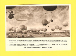 Postcard - Balloons          (V 21931) - Fesselballons