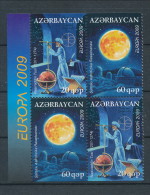 Europa CEPT 2009, Aserbaidschan, Block Of 4 From Booklet, MNH (**) - 2009