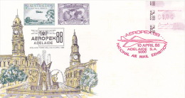 Australia 1988 Aeropex 88, Dated 10 April 88, Red Postmark, Souvenir Cover - Storia Postale