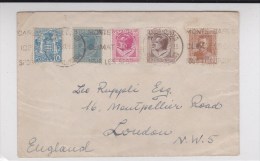 MONACO - 1937 - ENVELOPPE à DESTINATION De LONDON (ENGLAND) - Postmarks