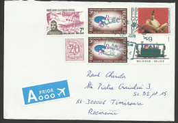 Belgium, Cover, Special Hand  Cancellation,("collect Stamps..."),in 2014, With Older Stamps. - Lettres & Documents