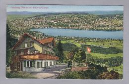 ZH STALLIKON 1929.VIII.22 Nach ZH  Felsenegg Mit Blick Auf Zürich Photoglob - Stallikon