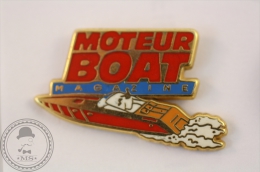 Moteur Boat Magazine  - AMC Pin Badge  - #PLS - Sailing, Yachting