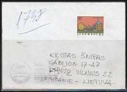 LUXEMBOURG Postal History Brief Envelope LU 011 Architecture - Lettres & Documents