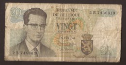 België Belgique Belgium 15 06 1964 20 Francs Atomium Baudouin. 2 B 7450619 - 20 Francs