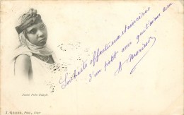 Photographe; J. Geiser à Alger - CPA - **Jeune Fille Kabyle **. - Non Classés