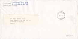 PREPAID COVER, HONNINGSVAG, 1977, NORWAY - Lettres & Documents