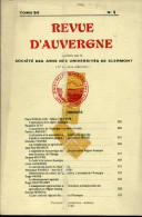 Livre -  Revue D'Auvergne Tome 94 N° 4 - Auvergne