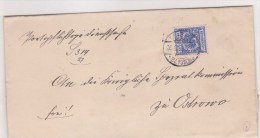 Pologne, Lettre  Pour OSTROSWO ,1888,  (p21) - Brieven En Documenten