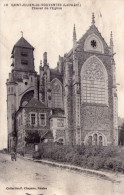 St-Julien-de-Vouvantes.. Animée.. Belle Vue De L'Eglise - Saint Julien De Vouvantes