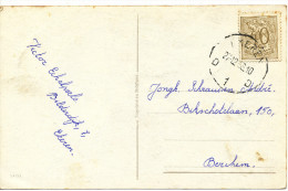 1958 Fantasiekaart Met PZ853 Van Ekeren Naar Berchem Vertrekstempel Zie Scan(s) - 1951-1975 Heraldic Lion