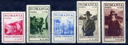 ROMANIA 1931 Scouting Exhibition Set LHM / * - Nuevos