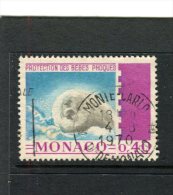MONACO - Y&T N° 815° - Protection Des Bébés Phoques - Gebruikt