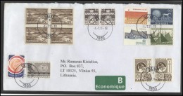 DENMARK Postal History Brief Envelope DK 024 Ship Sailing Communication Architecture - Lettres & Documents