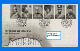 GB 2004-0010, 150th Anniv Of The Crimean War FDC, London SW3 SHS - 2001-2010 Dezimalausgaben