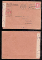 Dänemark Denmark 1944 Censor Cover Advertising Paper To UNTERKOCHEN Germany - Briefe U. Dokumente