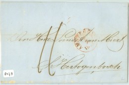 HANDGESCHREVEN BRIEF 1853 Van AMSTERDAM Naar 's-HERTOGENBOSCH  (8478) - Covers & Documents