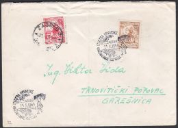 Yugoslavia 1955, Cover Zagreb To Garesnica, W./special Postmark, Ref.bbzg - Lettres & Documents