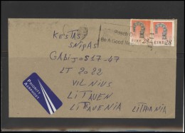 IRELAND Postal History Brief Envelope Air Mail IE 003 Archaeology - Brieven En Documenten