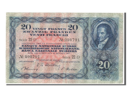 Billet, Suisse, 20 Franken, 1947, 1947-10-16, TTB+ - Suisse