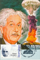 ALBERT EINSTEIN, SCIENTIST, CM, MAXICARD, CARTES MAXIMUM, 2005, ROMANIA - Albert Einstein