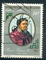 POLYNESIE  PA (o) Y&T N° 108 : Reine Pomaré IV - Usati